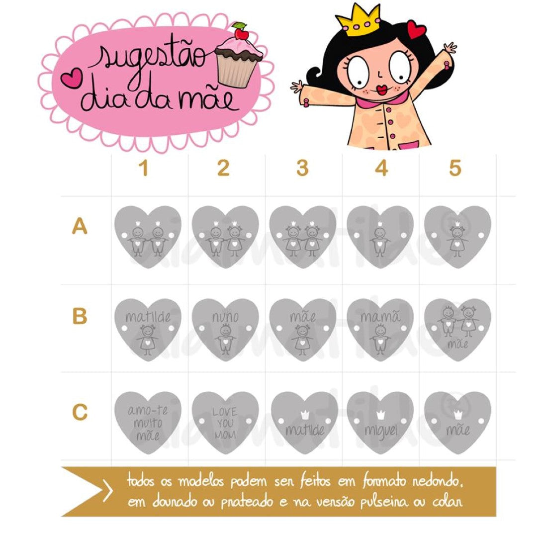 pulseira love coração