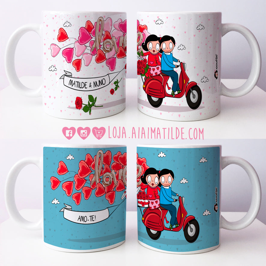 caneca dia dos namorados - vespa