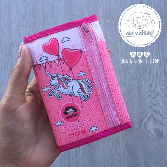 carteira velcro