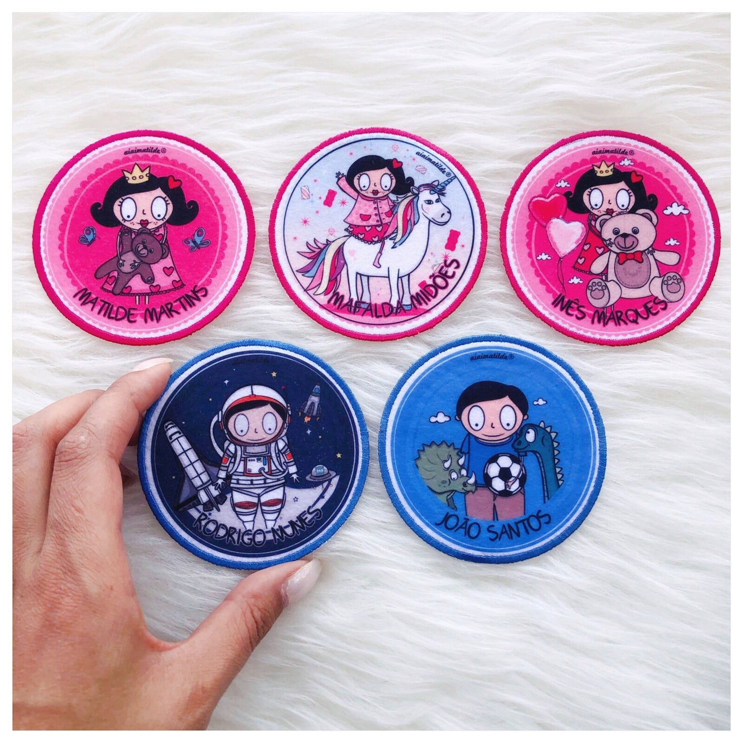 crachá para coser