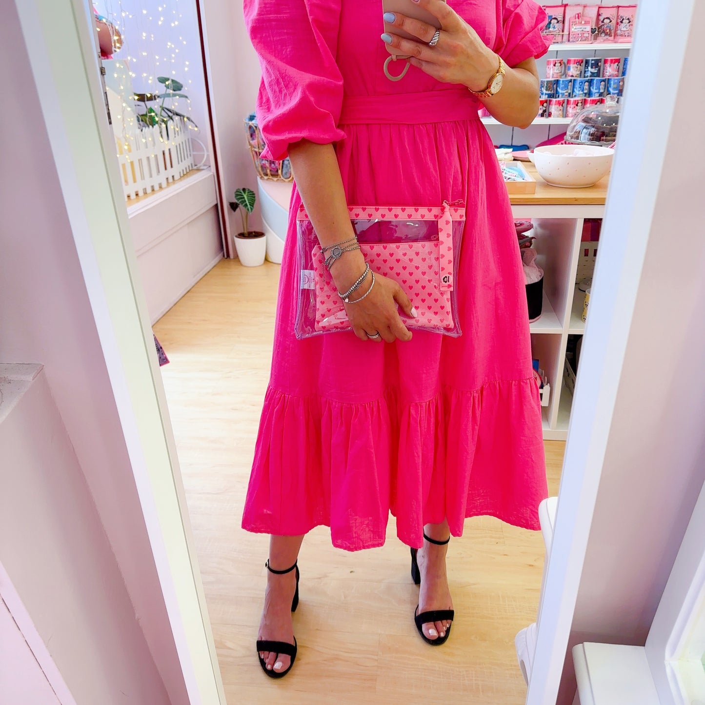 necessaire transparente com bolsa interior