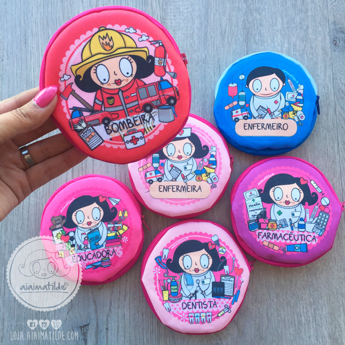 porta moedas profissão