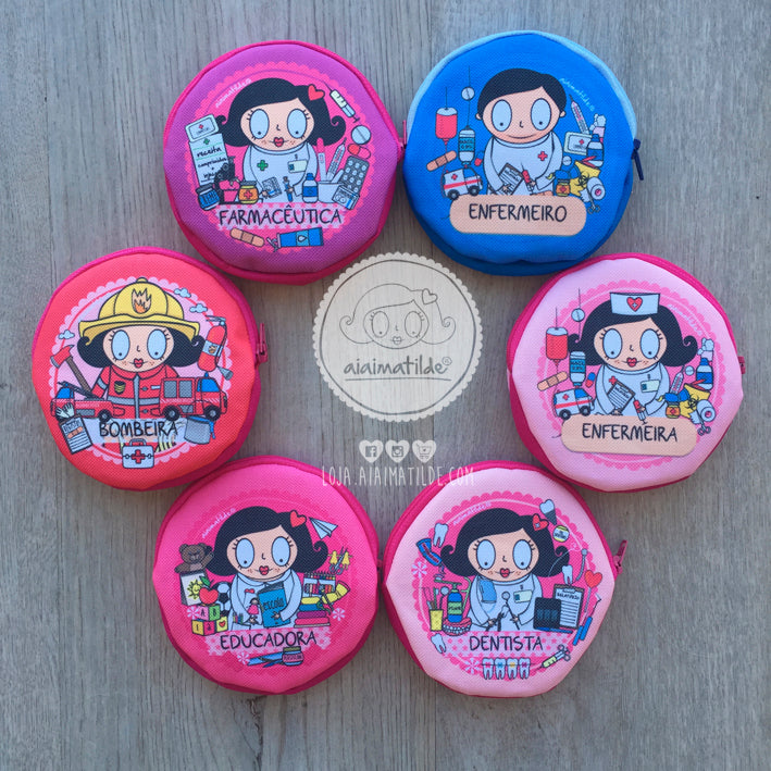 porta moedas profissão