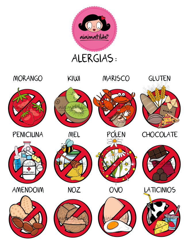pulseira alergias
