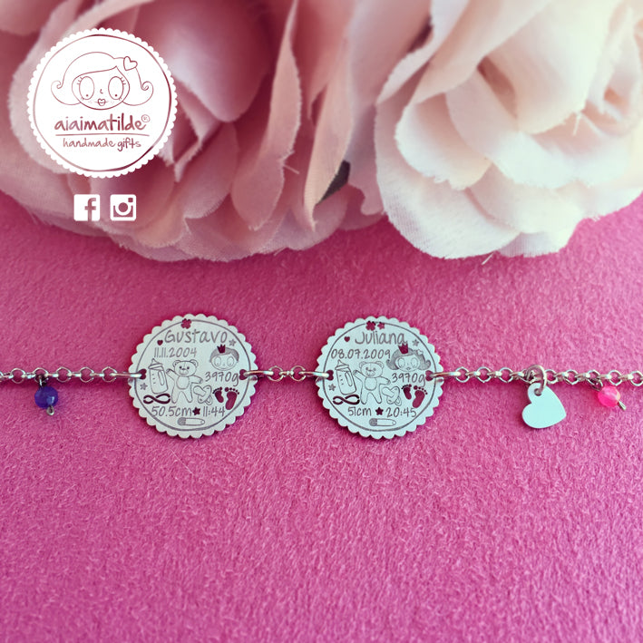 pulseira ou colar nascimento