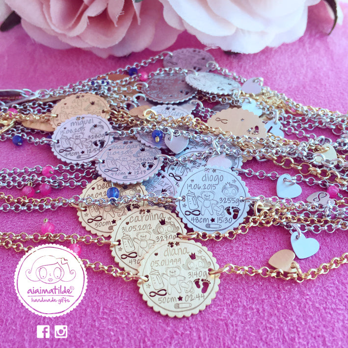 pulseira ou colar nascimento