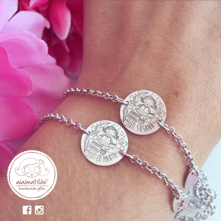 pulsera profesión - redonda