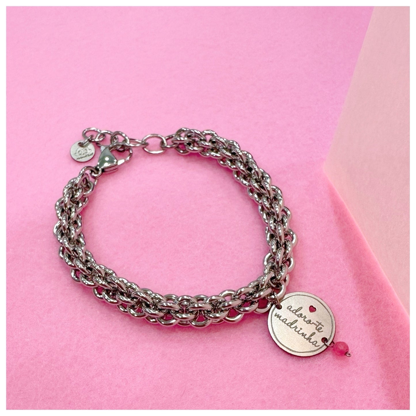 pulseira love cordão