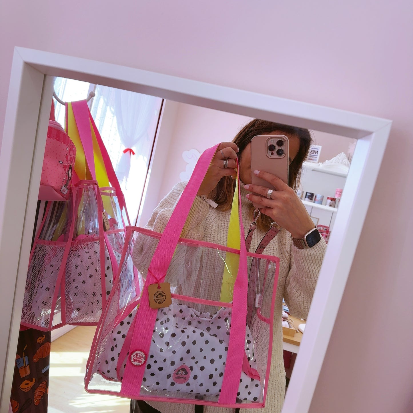 saco jelly transparente
