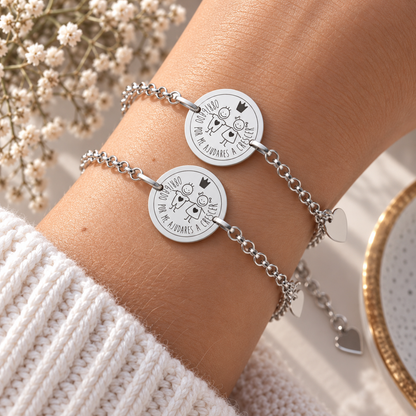 pulseira love coração