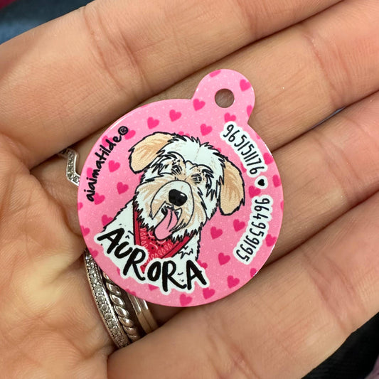 chapa pet personalizada